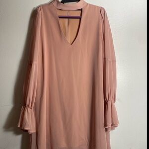Lucca Pink Long Sleeve Dress